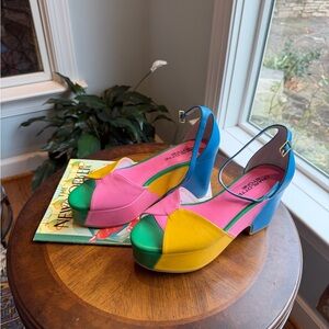 Charlotte Stone Multicolor Women's Platforms